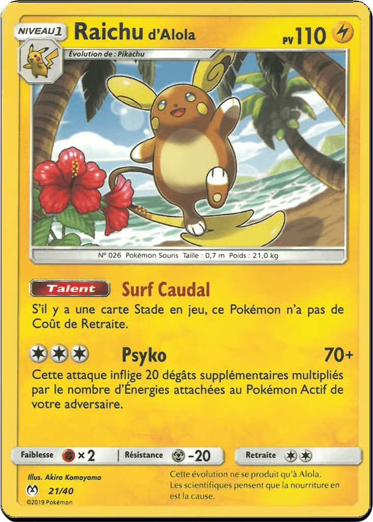Raichu de Alola